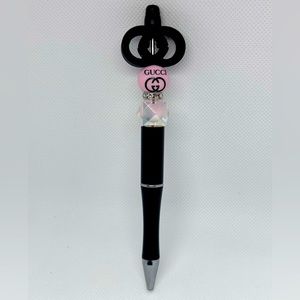 Black designer ink pen